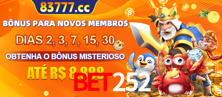 Anúncio dos benefícios para Membro VIP Sênior na plataforma BET252, incluindo bônus promocionais, semanais e mensais, ilustrado com o personagem Fortune Tiger.