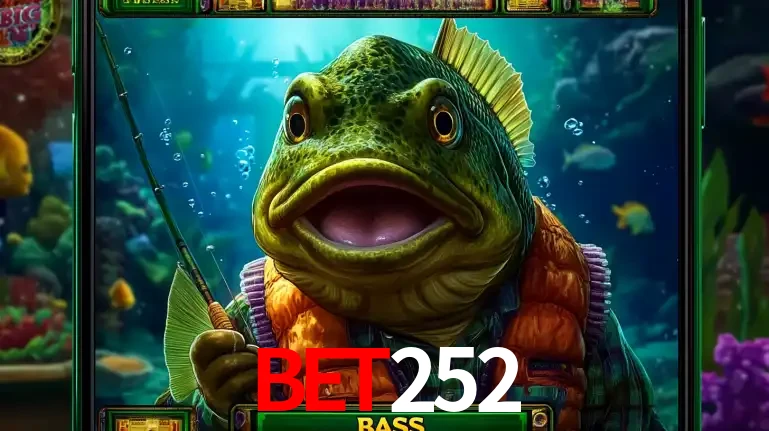 Personagem de peixe pescador do popular jogo de slot com tema de pescaria, uma das emocionantes opções de caça-níqueis para jogar e ganhar no cassino BET252.